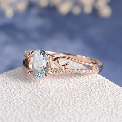 Alluring Aquamarine Ring-C.K Jewelry