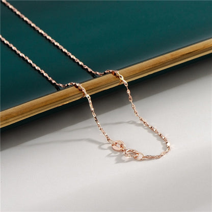 18K Rose Gold Plated Necklaces-C.K Jewelry