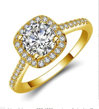 moissanite wedding ring