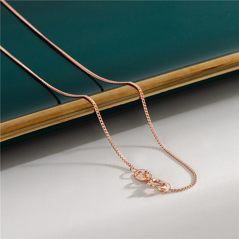 18K Rose Gold Plated Necklaces-C.K Jewelry