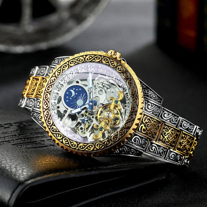 Luxury Moon Phase Mechanical Watches-C.K Jewelry