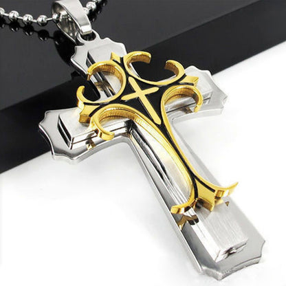 Christian Cross Necklace-C.K Jewelry