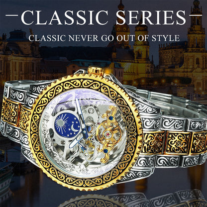 Luxury Moon Phase Mechanical Watches-C.K Jewelry