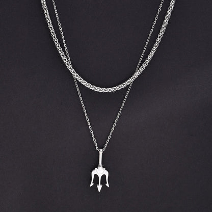 Stylish Neptune Trident Chain Necklaces