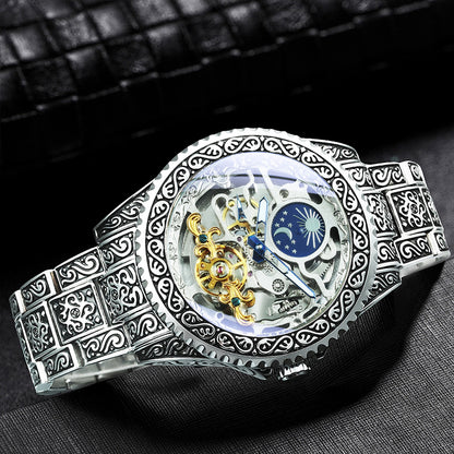 Luxury Moon Phase Mechanical Watches-C.K Jewelry